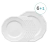 Rosenthal Tellersets|Geschirrsets Für 6 Personen|6 x Speiseteller 26 cm + Platte 31 cm geschenkt