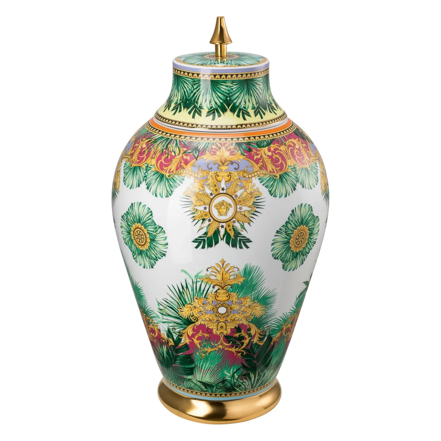 Versace Bodenvasen|Große Vasen|Deckelvase 76 cm