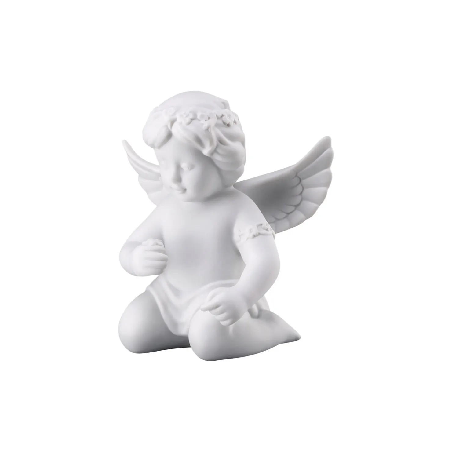 Rosenthal Engelfiguren|Engel mit Blumenkranz