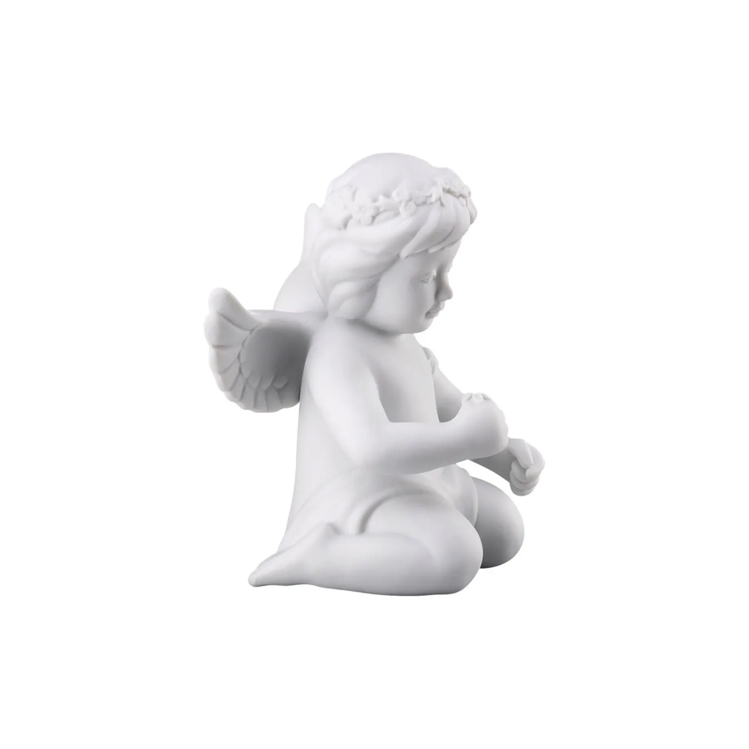 Rosenthal Engelfiguren|Engel mit Blumenkranz