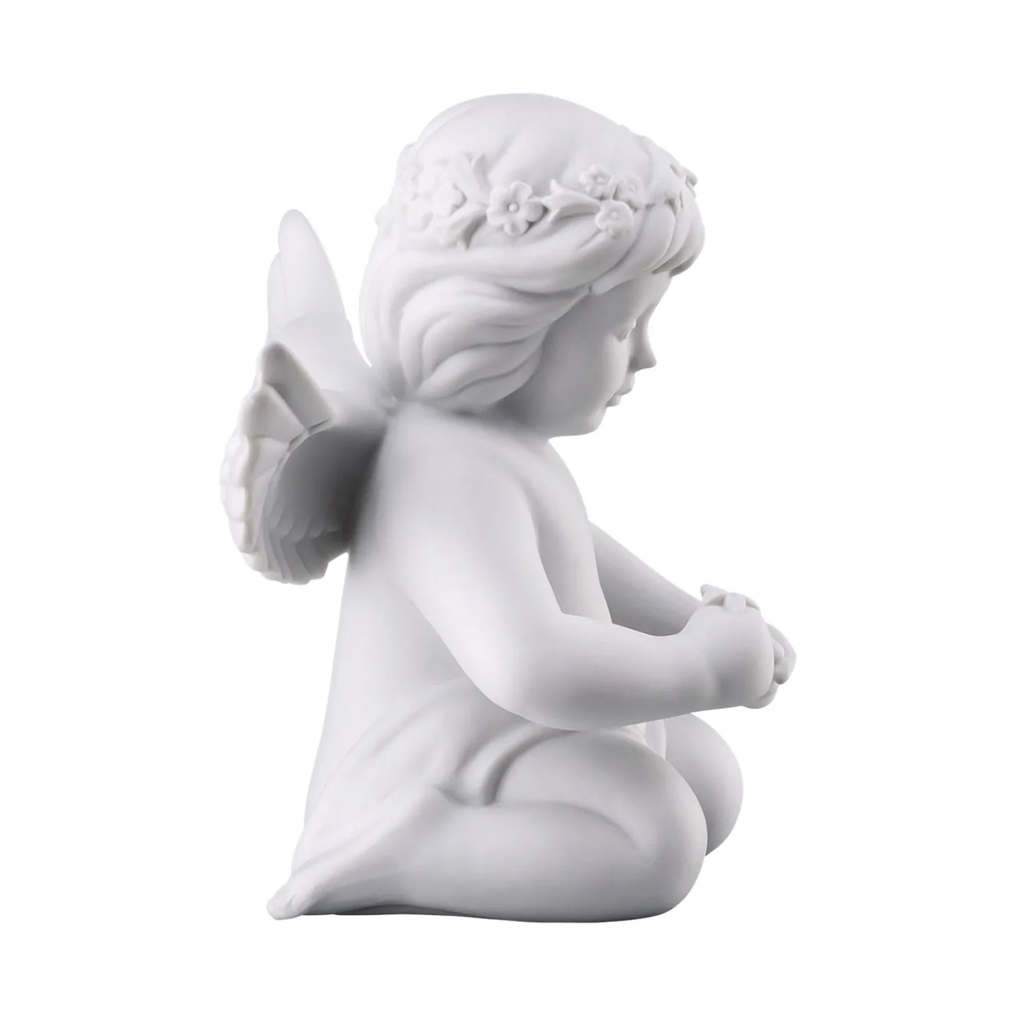 Rosenthal Engelfiguren|Engel mit Blumenkranz