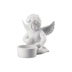 Rosenthal Kerzenständer & Teelichthalter|Engelfiguren|Engel mit Blumenkranz