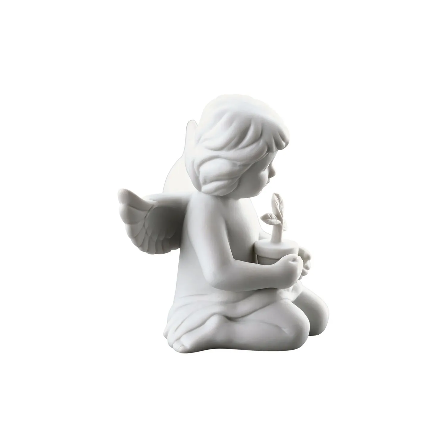 Rosenthal Engelfiguren|Engel mit Blumentopf