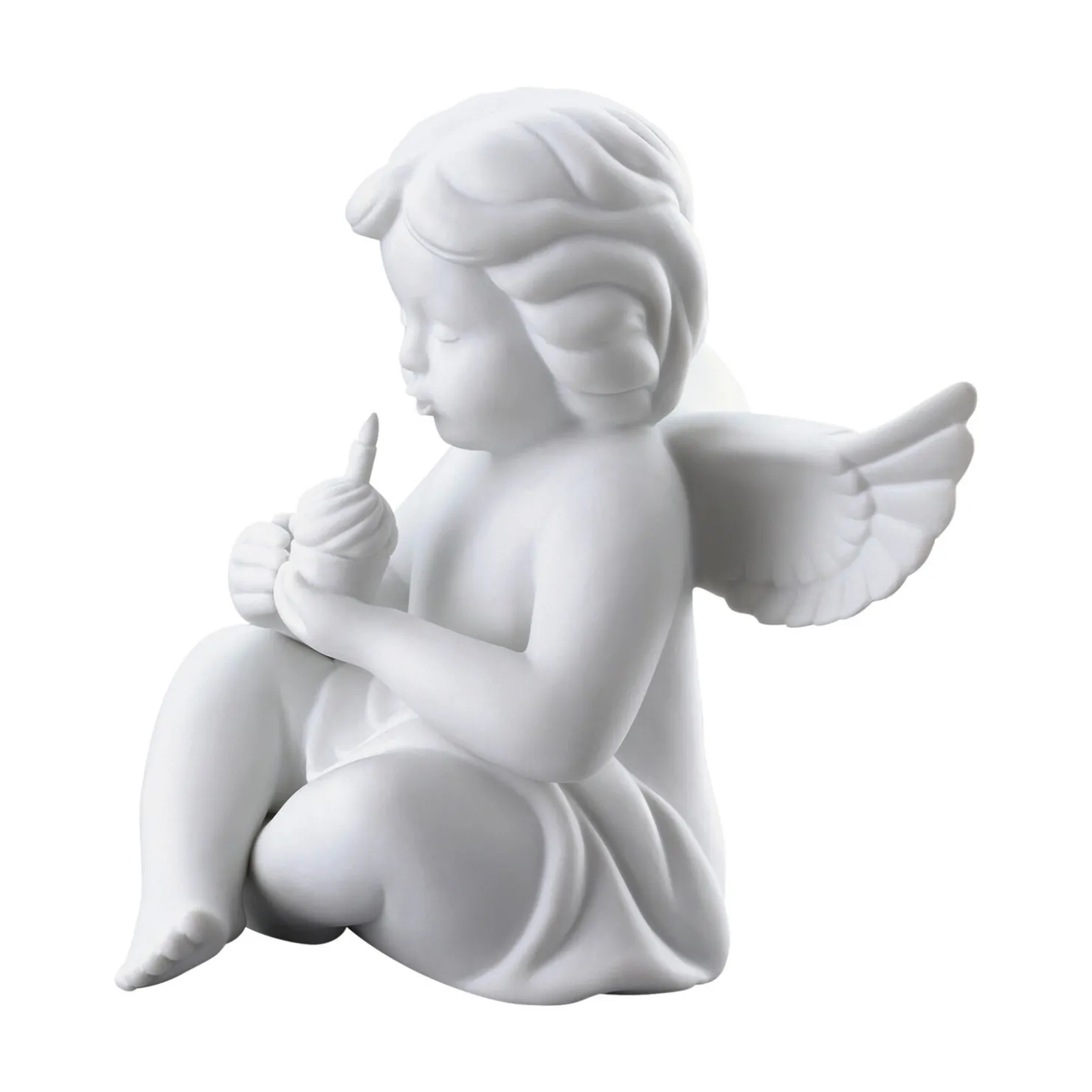 Rosenthal Engelfiguren|Engel mit Geburtstagskuchen