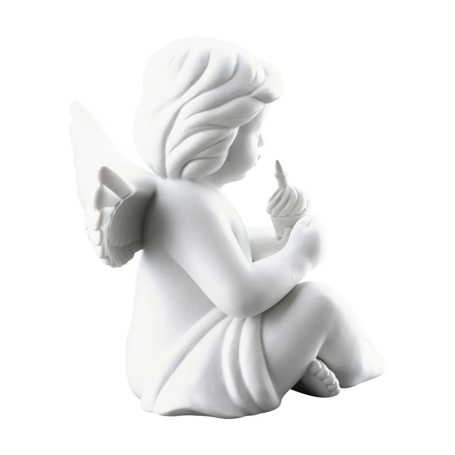 Rosenthal Engelfiguren|Engel mit Geburtstagskuchen