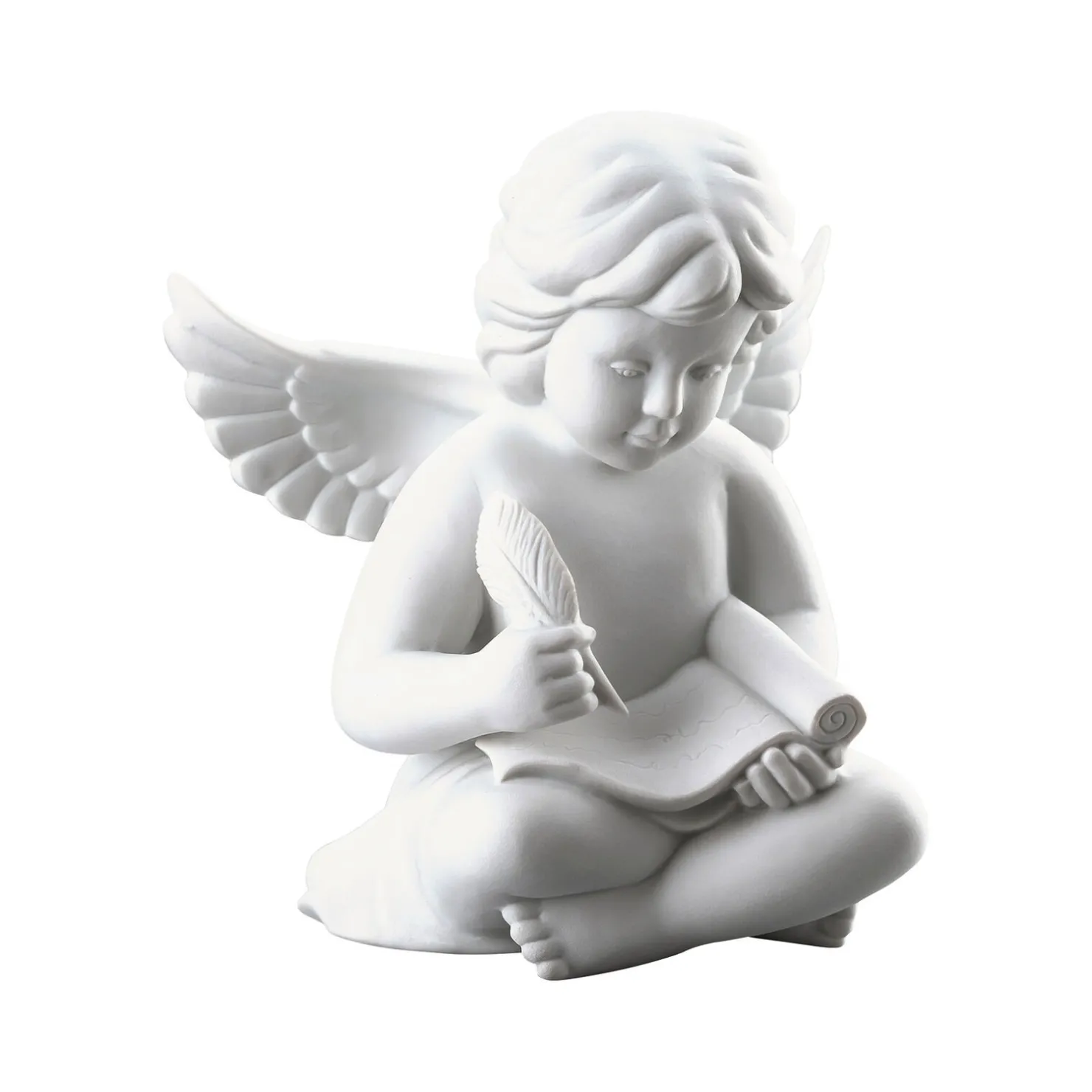 Rosenthal Engelfiguren|Engel mit Schriftrolle