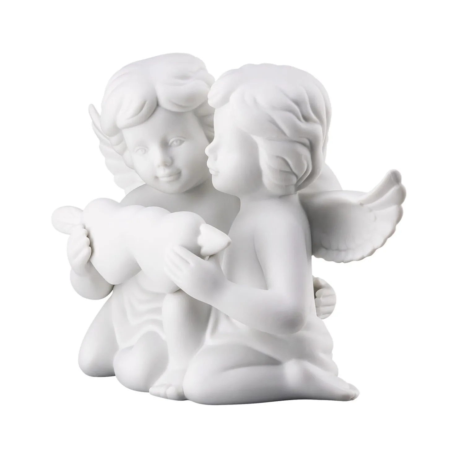 Rosenthal Engelfiguren|Engelpaar mit Herz