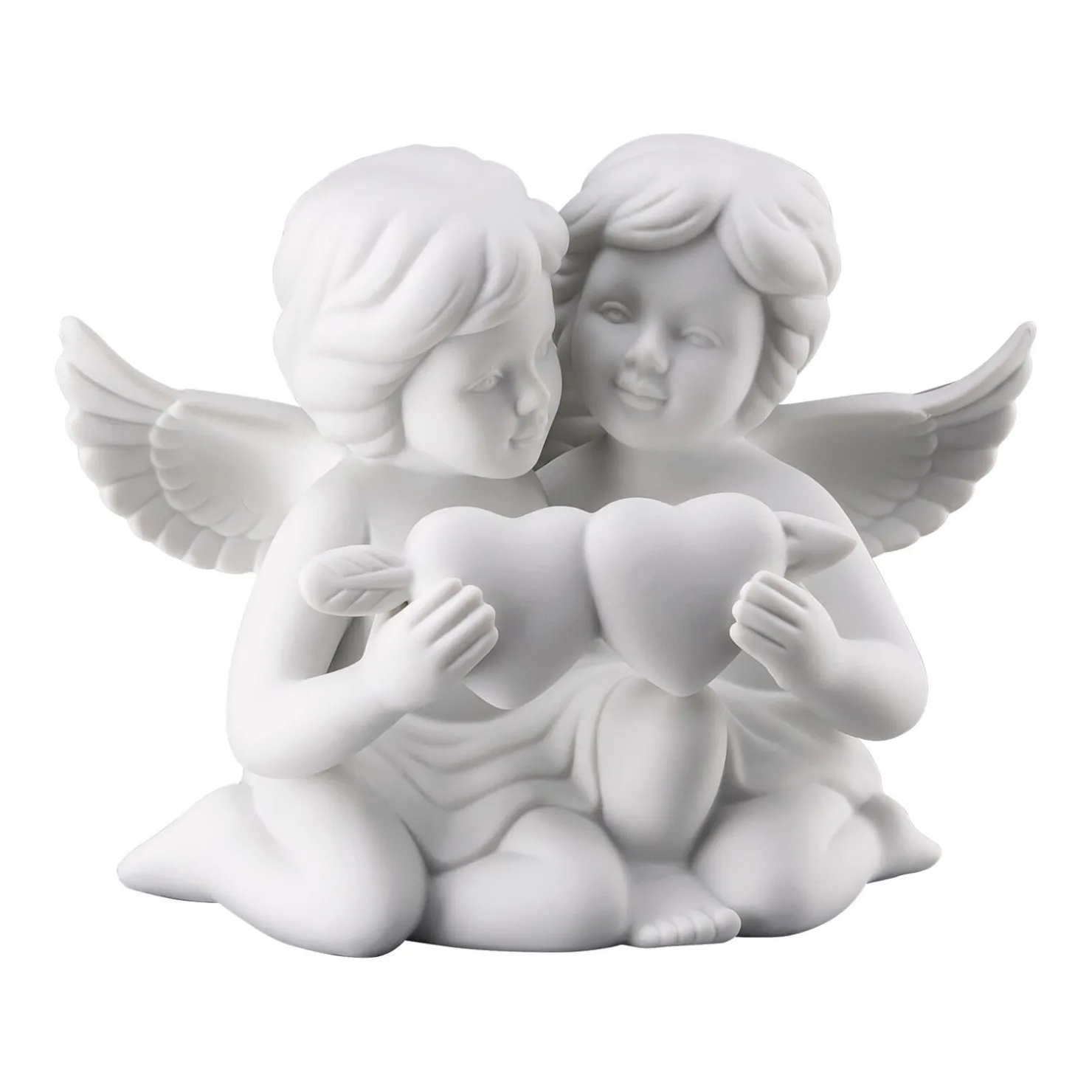 Rosenthal Engelfiguren|Engelpaar mit Herz
