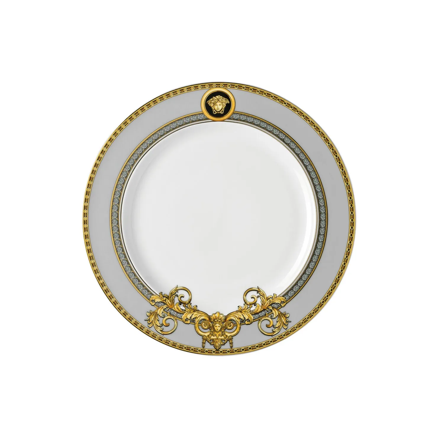 Versace Flache Teller|Kuchen- & Dessertteller|Frühstücksteller 22 cm