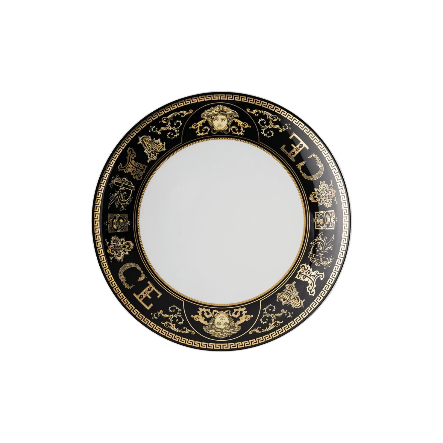 Versace Flache Teller|Kuchen- & Dessertteller|Frühstücksteller 21 cm