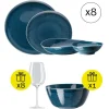 Rosenthal Geschirrsets Für 8 Personen|Modernes Tafelservice für 8, 32-tlg. Geschirr-Set mit Geschenk