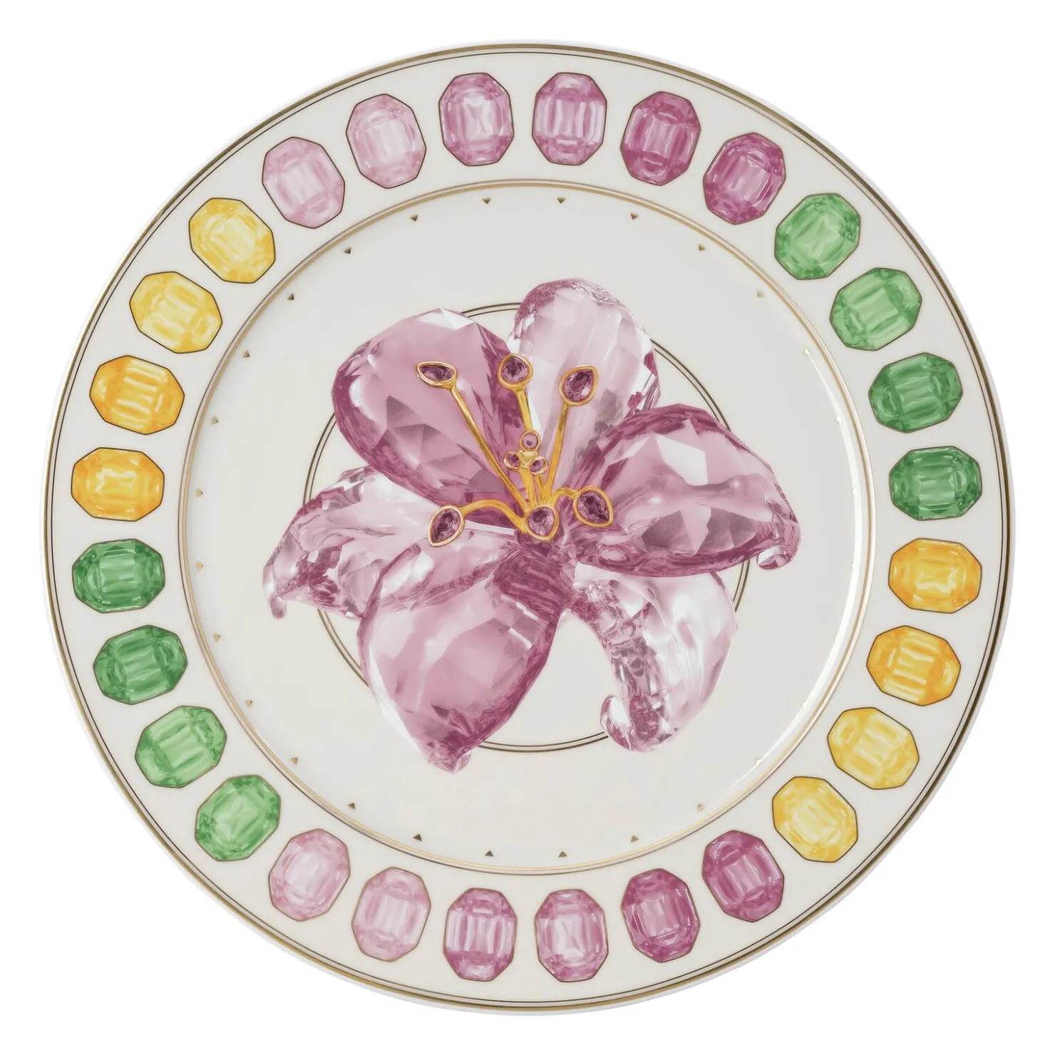 Swarovski x Rosenthal Flache Teller|Platzteller|Platzteller 33 cm