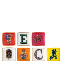 Versace Schälchen|Tellersets|Set 7 Schälchen quadr. 12 cm flach