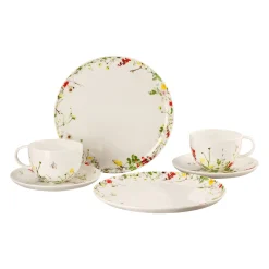 Rosenthal Geschirrsets Für 2 Personen|Set 6-tlg. mit Kombitassen und Couptellern