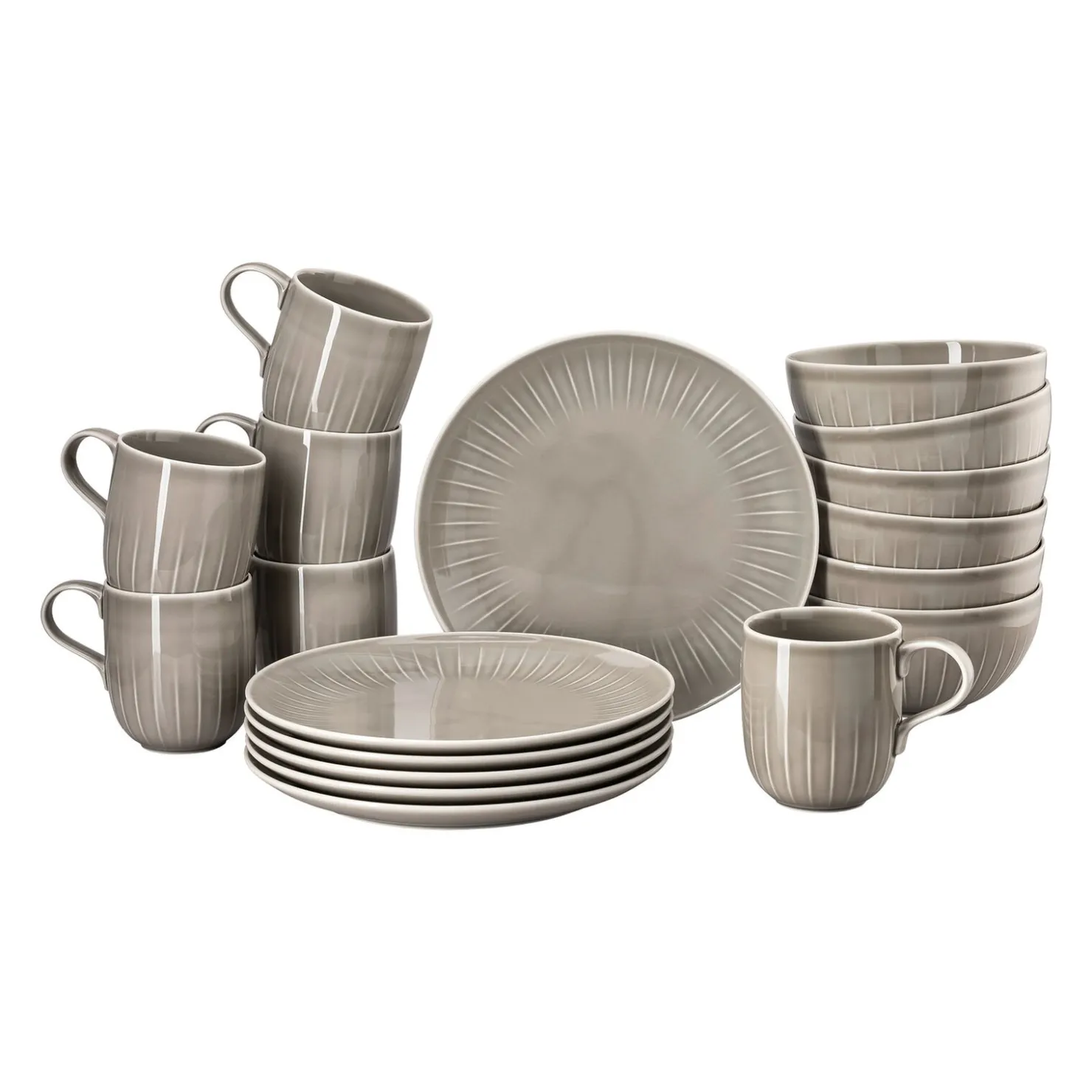 Rosenthal Geschirrsets Für 6 Personen|Set 18-tlg./Becher