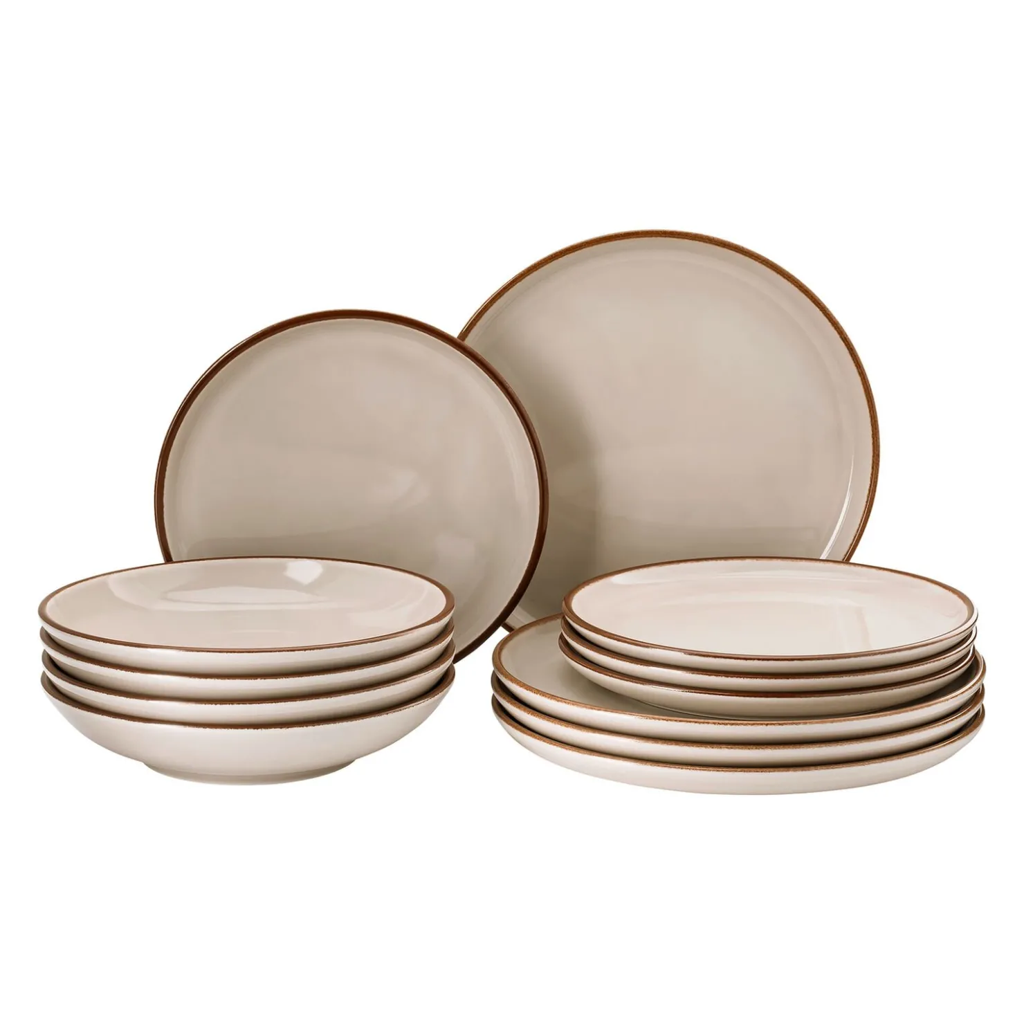 Rosenthal Tellersets|Geschirrsets Für 4 Personen|Starter-Set 12-tlg.