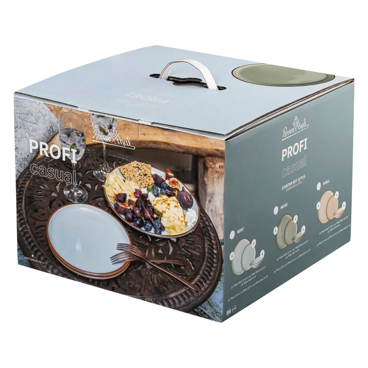 Rosenthal Tellersets|Geschirrsets Für 4 Personen|Starter-Set 12-tlg.