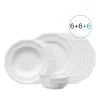 Rosenthal Geschirrsets Für 6 Personen|18-tlg. Speiseset für 6 Personen, 6x Dessertschalen gratis!