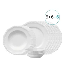 Rosenthal Geschirrsets Für 6 Personen|18-tlg. Speiseset für 6 Personen, 6x Dessertschalen gratis!