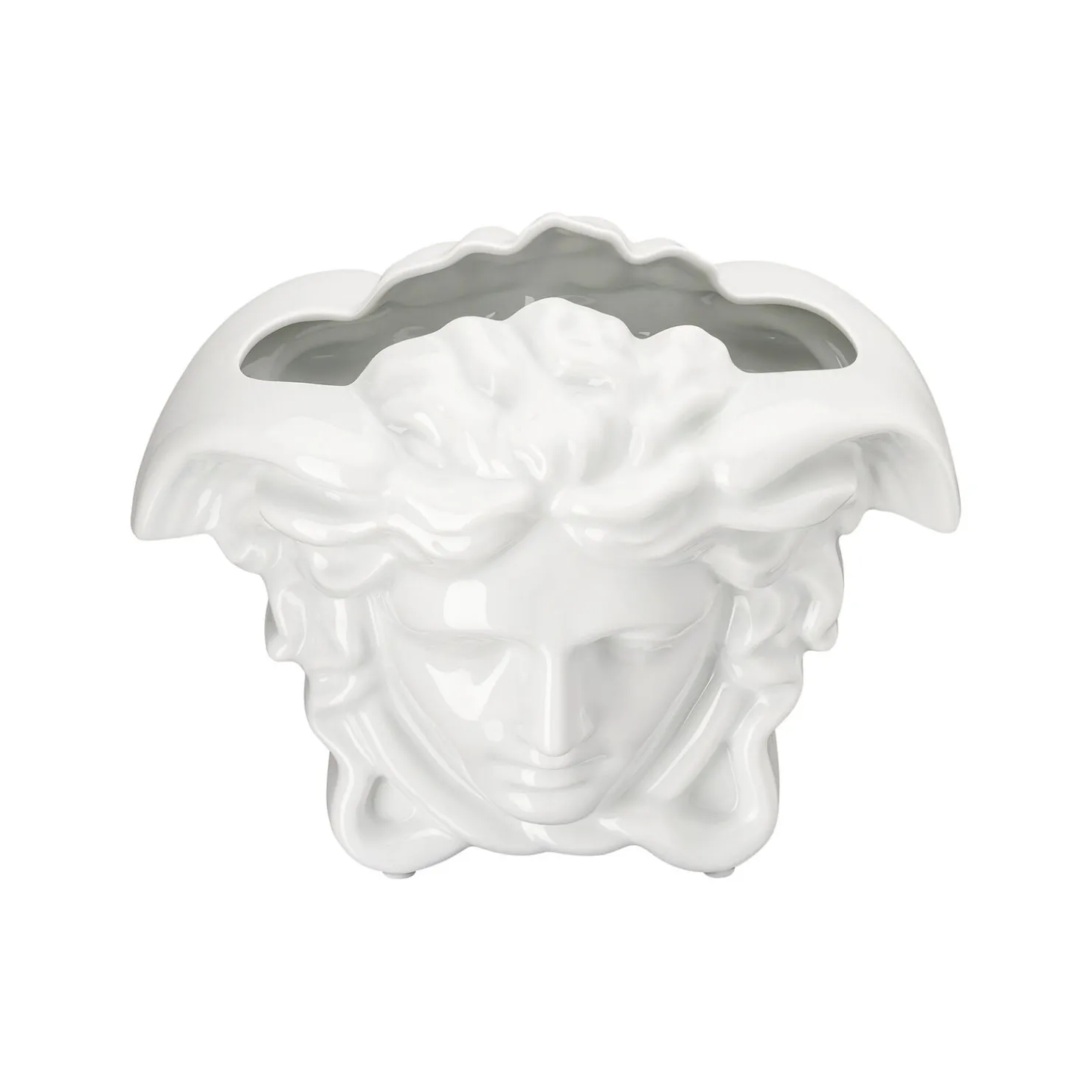 Versace Weiße Vasen|Porzellanvasen|Vase 21 cm