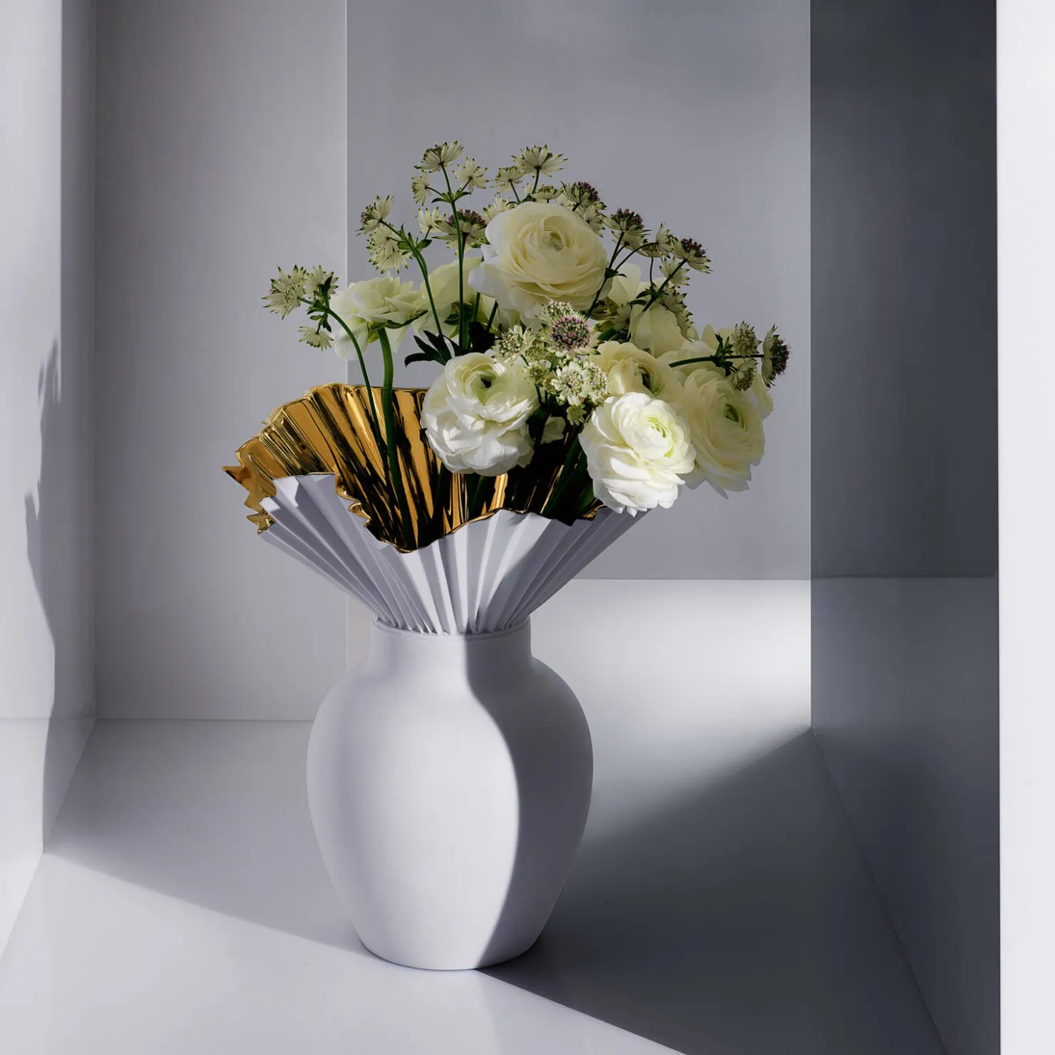 Rosenthal Große Vasen|Vasen Gold|Vase 27 cm