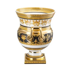 Versace Große Vasen|Vasen Gold|Vase auf Fuß 33 cm