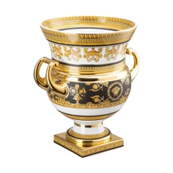 Versace Große Vasen|Vasen Gold|Vase auf Fuß 33 cm