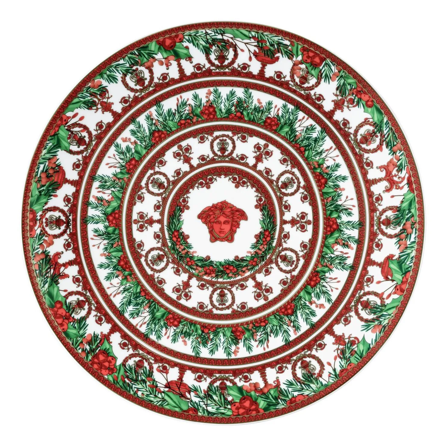 Versace Flache Teller|Platzteller|Weihnachtsteller